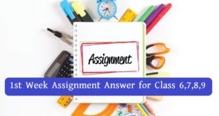 1 Week Assignment