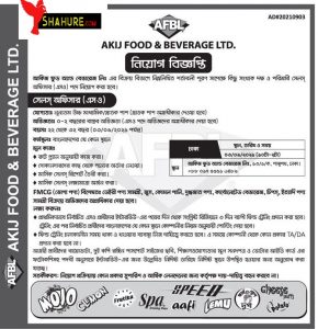 Akij Food & Beverage Job Circular 2021