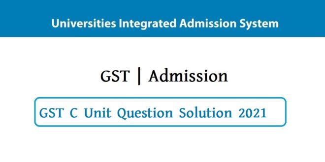 GST C Unit Question